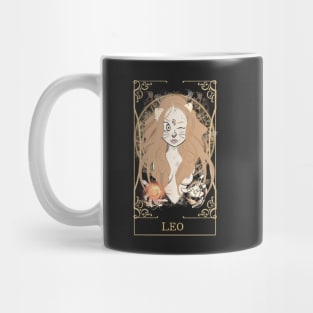 leo zodiac sign Mug